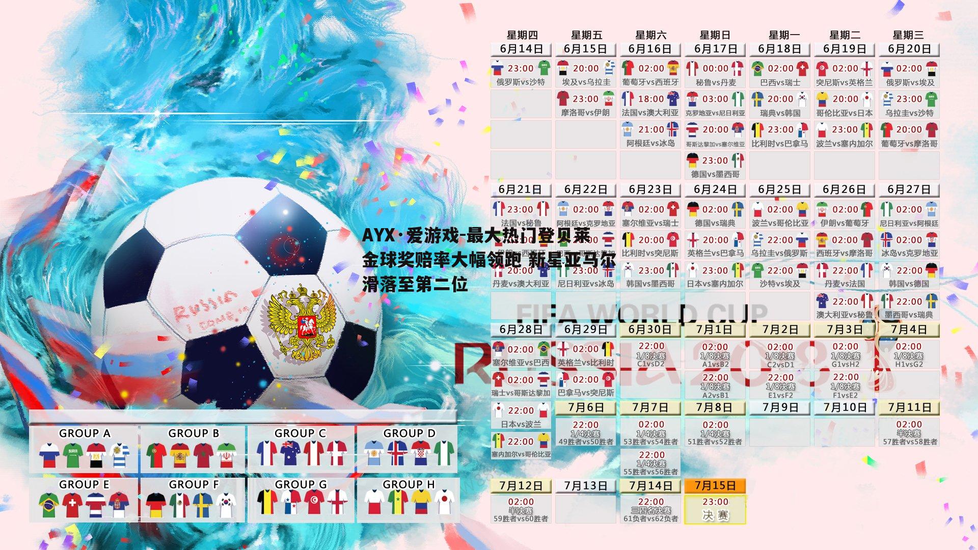 最大热门登贝莱金球奖赔率大幅领跑 新星亚马尔滑落至第二位